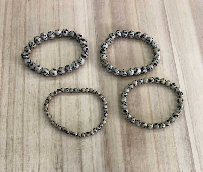 Pulsera Jaspe Dálmata bola